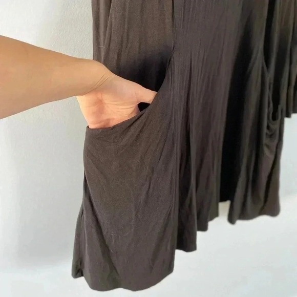 Betabrand Lagenlook Dress Black Travel Jersey Long
Sleeves Dress Large L Slouchy - Picture 6 of 10